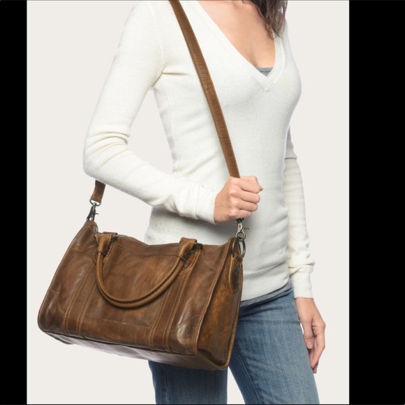 Frye Handbags - NWT Frye Handbag - Melissa Satchel in Dark Brown